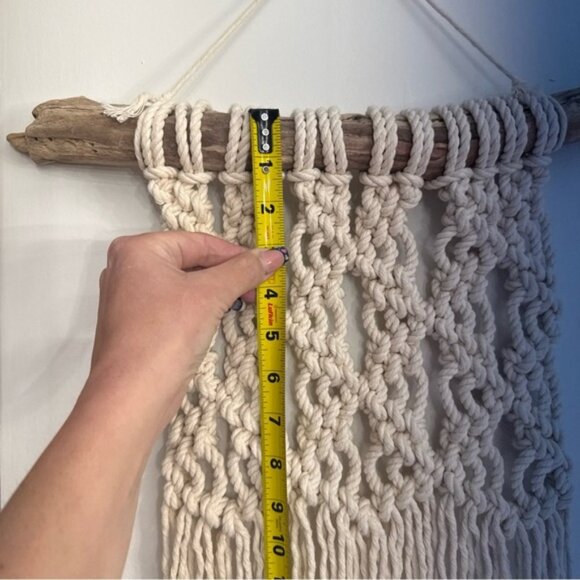 Handmade Macramé Wall Hanging - Picture 7 of 11